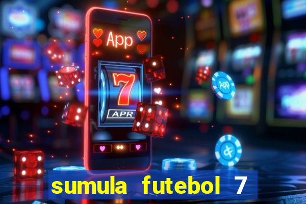 sumula futebol 7 society excel